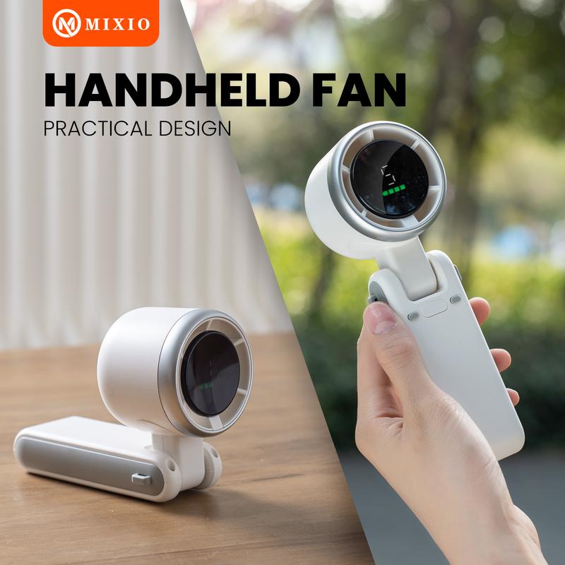 MIXIO GS-01 Kipas Angin Turbo Strong Portable Handheld Rechargeable Mini Fan Lipat High Speed 15000RPM 3