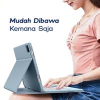 Gambar Case Keyboard Touchpad for Samsung Galaxy Tab A11+ A11 Plus 11 Inch 2025 WiFi 5G LTE SM-X310 SM-X315 SM-X236 Casing Cover Flipcase Bluetooth Wireless Mouse Slot Pen Wireless Flip Standing Bookcover Softcase Tablet - Hitam dari Peppertech Kab. Kudus 4 Tokopedia