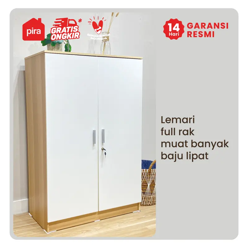 Pira Metropolis OX - Aruna BL80 Lemari Pakaian Kecil 2 Pintu 1