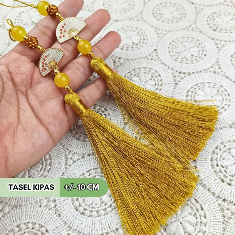 1 PCS TASSEL KIPAS / RUMBAI TASEL +/- 10 CM 2