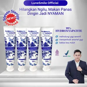 {BEST SELLER } BPOM Lunesmile Osmathus Menthol Pasta Gigi - Memutihkan Gigi / Pembersih Karang Gigi / Membersihkan noda Gigi  / Menghilangkan Bau Mulut / Memperbaiki Gigi Kuning / Melindungi Gigi Berlubang