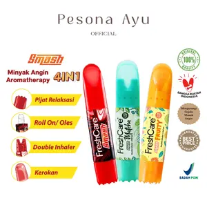 FRESHCARE / FRESH CARE Smash Minyak Angin Aromatherapy 4 in 1 Ori & Matcha Dark Gatal