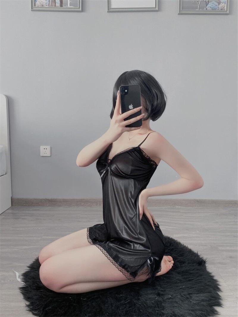 Product Introduction of Cc's secret Nightgown for women summer sexy new lace disposable tearable suspender nightgown summer pajamas 28
