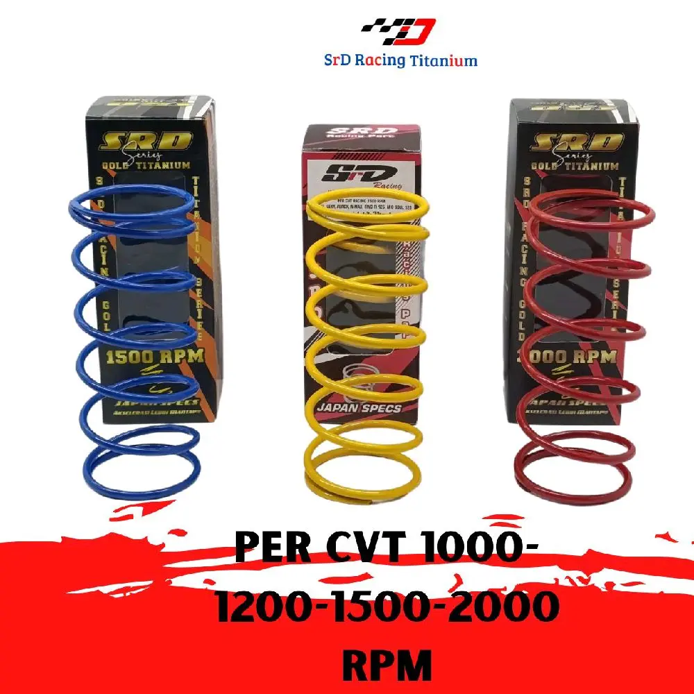 PER CVT 1000-1500 RPM untuk PCX 150, Vario, Nmax, Vario 125, Mio, Mioj, Xeon, dan Aerox Racing Motorcycle Karbon