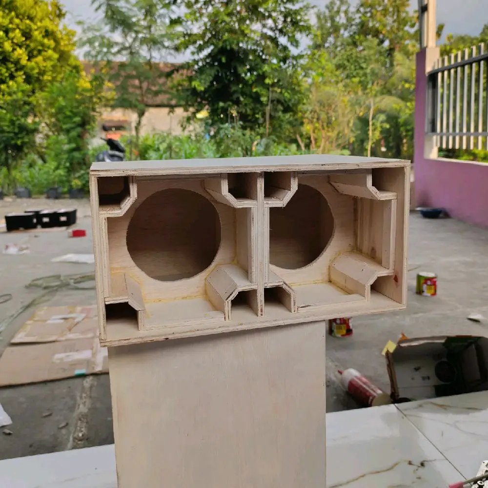 Box planar double 6 inch brewog ketebalan 9 mili Speakers sound subwoofer speaker
