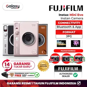 Fujifilm Instax Mini Evo Instant Camera Garansi Resmi