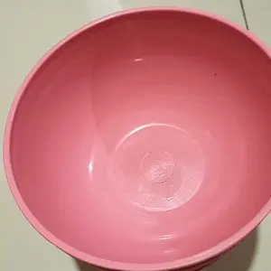 Mangkok Bowl Plastik 6 PCS Kapasitas Besar Banyak Warna BPA Free Anti Pecah Diameter 15 cm Aesthetic Elegant & Glossy