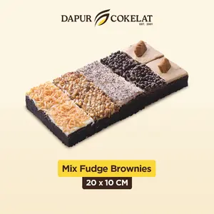 DAPUR COKELAT - Mix Fudge Brownies | Brownies Lima Rasa yang Gurih Manis
