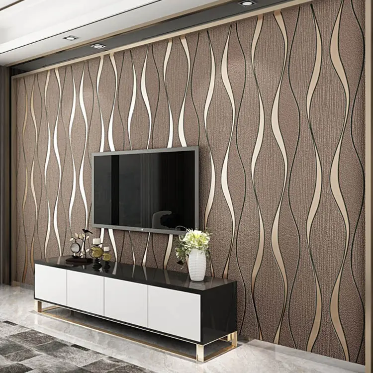 Wallpaper Dinding Gelombang Klasik 8m s/d 9m x 45cm 1