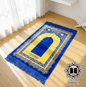 sajadah tebal murah dewasa izmir dan nurtex grade A Beludru Bulu Motif Turki Muslim