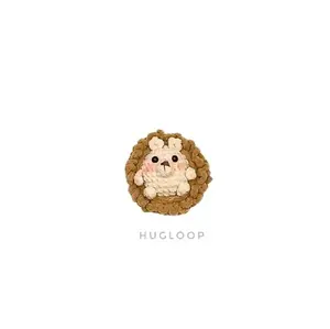 HUGLOOP - Boneka Rajut Mini Landak / Crochet Mini Hedgehog Plush / Bisa Jadi Gantungan Kunci (Add-On)