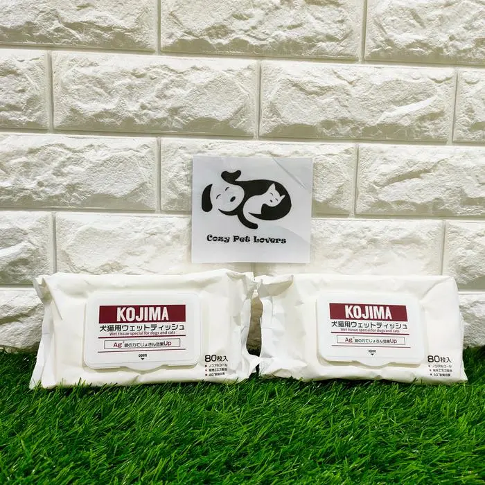 KOJIMA Japan Pet Wipes isi 80lembar - Tissue Basah Anjing Kucing