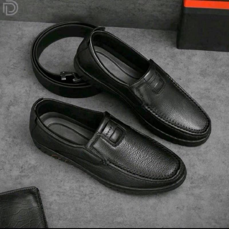 Giày đốc giày mọi giày da bò thật cao cấp trẻ trung năng đông đế khâu chỉ dù bảo hành 1 năm