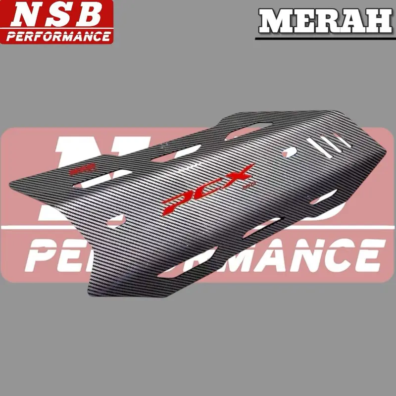 TAMENG KNALPOT PCX 160 PELINDUNG KNALPOT MOTOR PCX NSB  FULL CARBON BAHAN FULL AKRILIK PCX 160 HS55 3