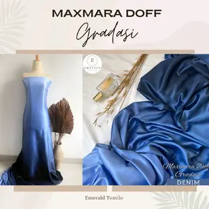 SETENGAH METER Kain Satin  Maxmara Doff Premium / Kain Silk Ombre Two Tone kain  satin bridesmaid satin  roberto   silk silk  luxury gradasi