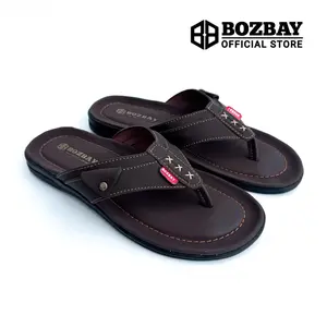 SANDAL JAPIT PRIA KULIT BOZBAY ORIGINAL JS 01 SANDAL JAPIT KEKINIAN