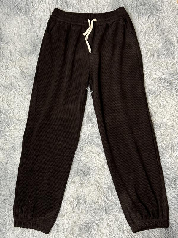 [ PUTRI THE LABEL - 828 BB 40 - 75 KG ] Celana Jogger Panjang Corduroy Pria Wanita Jogger Pants Korea Celana Panjang Olahraga Gym Zumba Jogging sweatpants 8