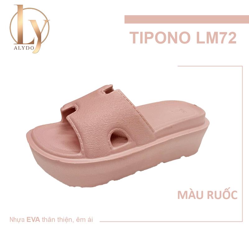  TIPONO ALYDO TIPONO Dép Quai Ngang Chữ H Cao 5cm LM72 Bền Bỉ Chắc Chắn Màu Ruốc Nhựa EVA Thân Thiện Em Ái 
