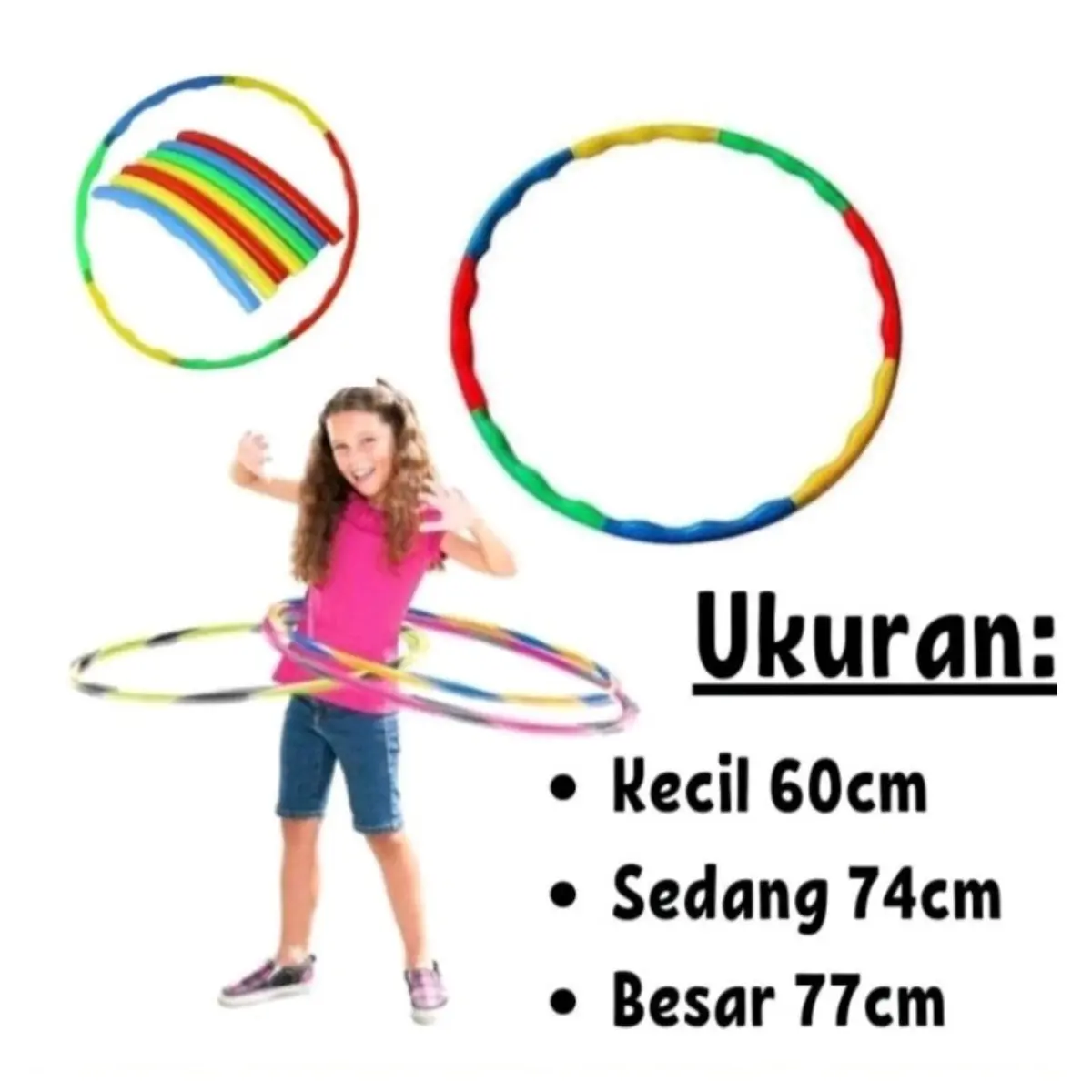 Hula Hoop Anak dan Dewasa Outdoor