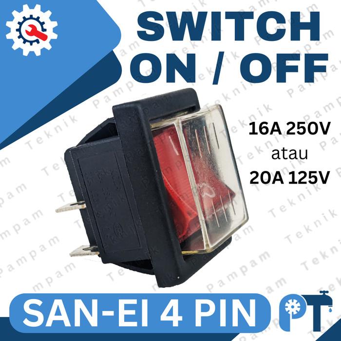BORONG! Saklar on off satelit 16A 250V / 20A 125V SANEI - Switch control box 0