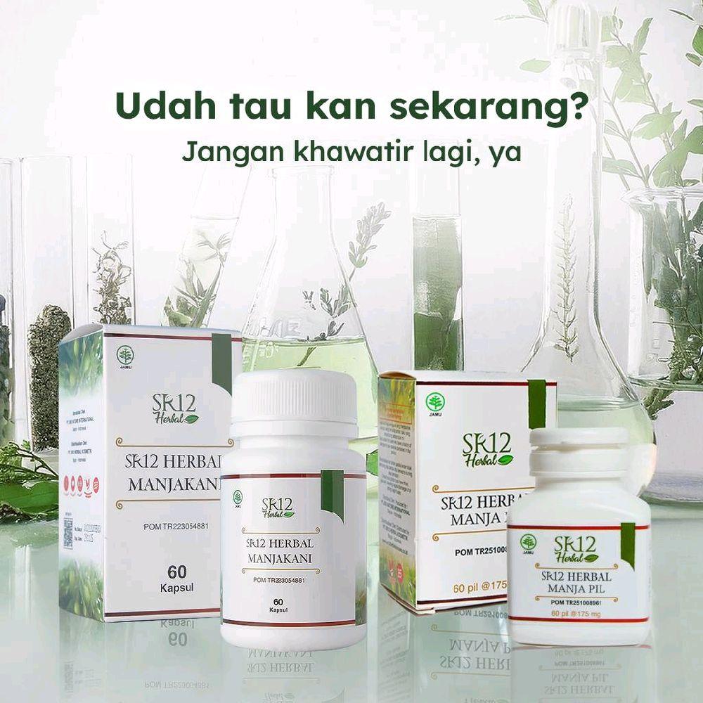 Herbal Manjakani Minum Herbal SR12 untuk Miss V 60 Kapsul - Solusi Alami Mengatasi  Miss V