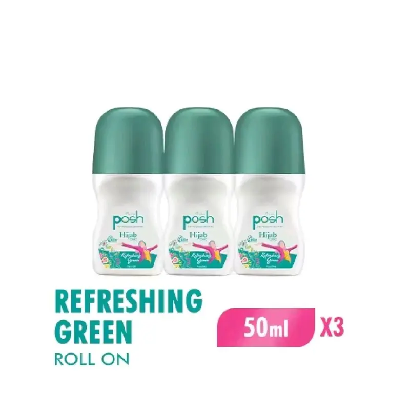 (PAKET ISI 3) Posh Deodorant Hijab Chic 50ml 1