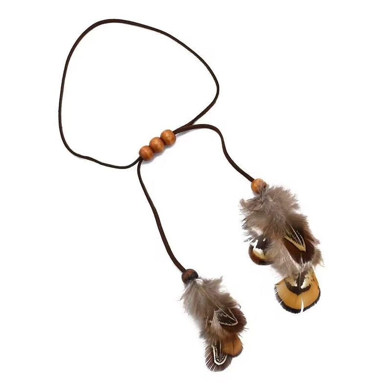 Product Introduction of Gothic wrist accessories Feather Arm Chain Halloween Show Dance Feather Wristband 9