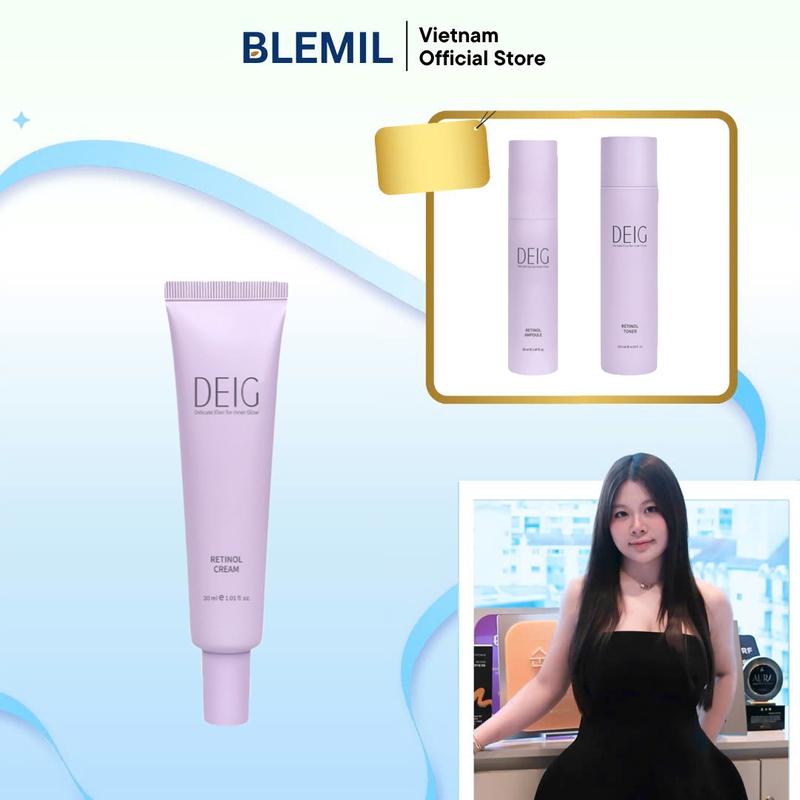 Mua 1 Tặng 2 Kem Dưỡng Da Retinol DEIG 30ml + Tặng 1 Tinh Chất DEIG Retinol Ampoule + 1 Nước Hoa Hồng Dưỡng Da DEIG RETINOL