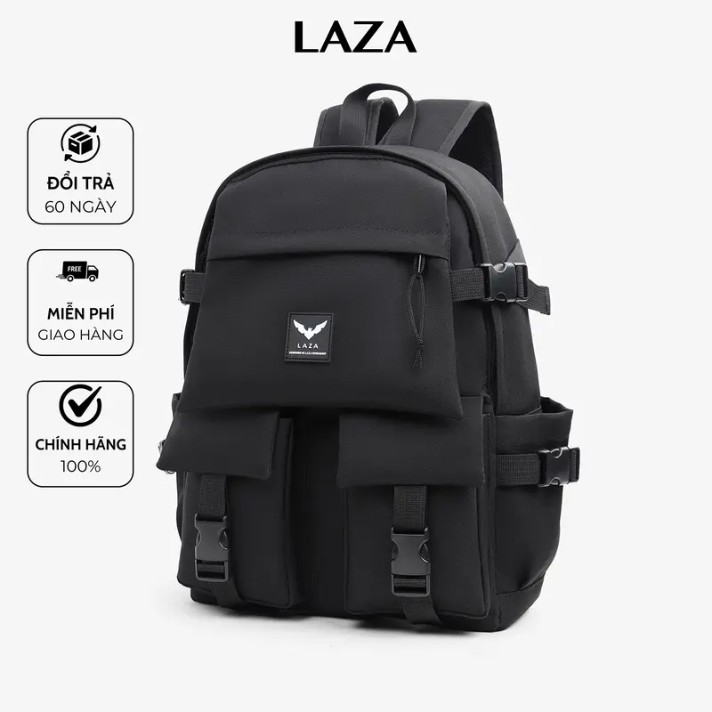 Balo nam nữ thời trang trượt nước cao cấp LAZA Rosy Backpack 496 ( KHÔNG KÈM MÓC KHÓA ) 0