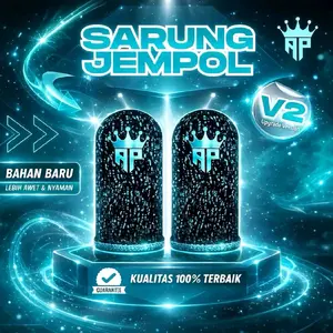MURAH MERIAH Sarung jempol Ap king V2 Logo Reflective Responsif+Sensi Game FF - Untuk Game Mobile Free Fire Gaming By Andra St