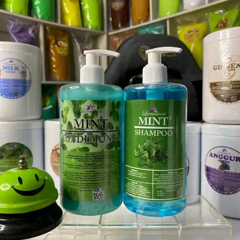 Paket conditioner dan shampo 500ml+500ml BPOM Perawatan Rambut salon profesional hair care 7