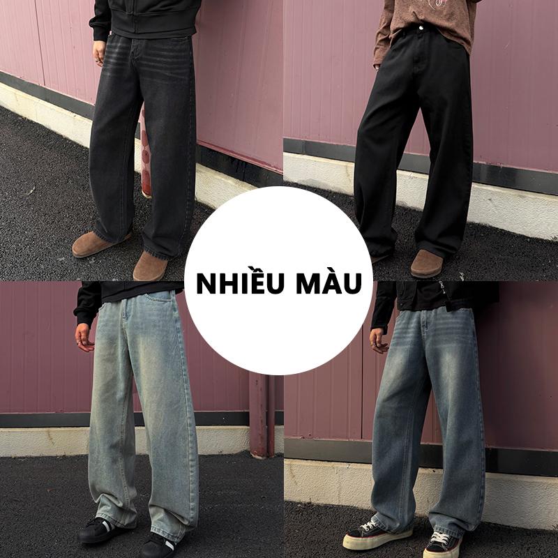 Quần Jean Dài Nam Ống Đứng LODES CLUB Form Hàn Quốc Chất Denim Cotton Mềm Mại…