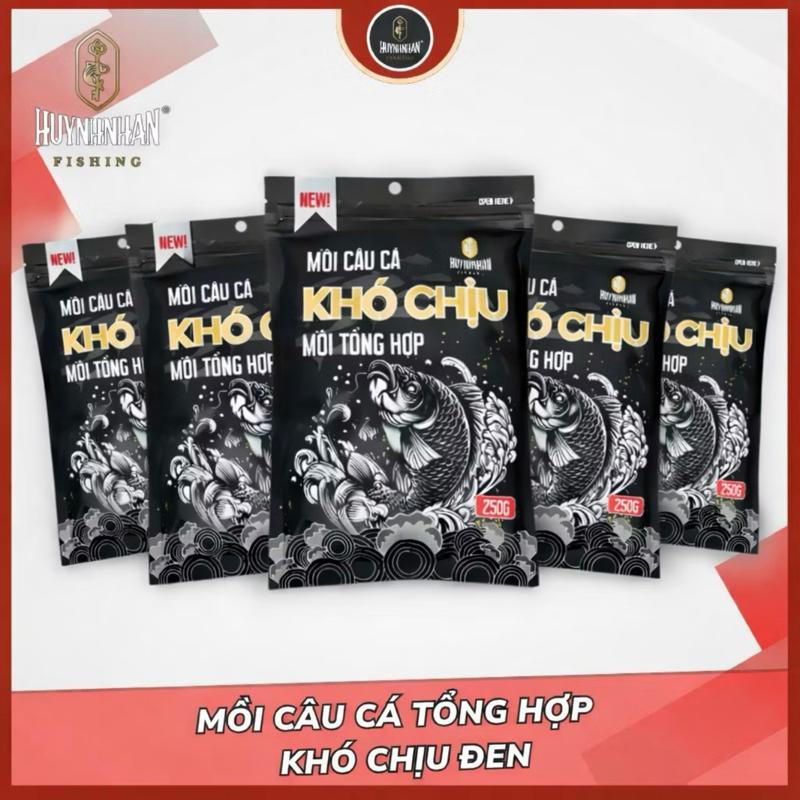 5 Gói Mồi Câu Cá Tổng Hợp Khó Chịu Đen - Sản phẩm cao cấp cho người câu cá