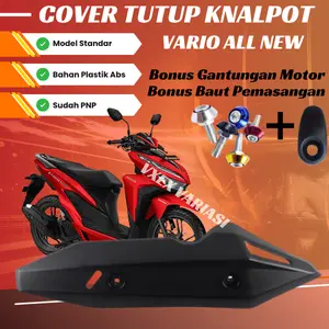 Cover Tameng Knalpot Honda Vario All New Model Standar Dan Baut L Kunci 10 Free Gantungan Motor