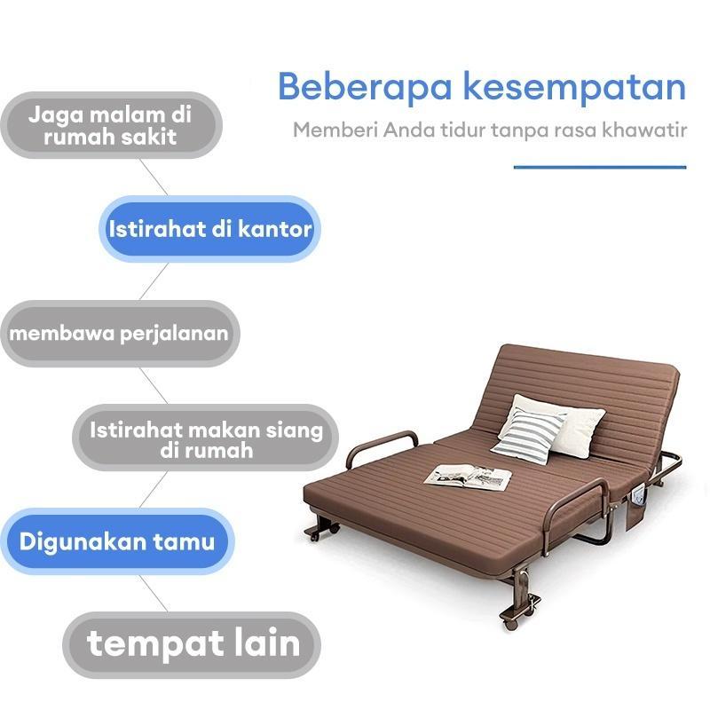 TETE-2 Tempat Tidur Lipat Kursi Santai Lipat Ranjang Medis Tempat Tidur Pasien Ringan Portabel Nyaman Di Kamar Tidur Lansia Mudah Tempat Tidur Lipat Ranjang Lipat Kursi Santai Lipat Tempat Tidur Lansia Hadiah Untuk Senior