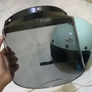 Kaca Datar Injak Original untuk Helm Cargloss, Bogo, Jpn, njs dll Dexx.Helmet motorcycle visor Cembung
