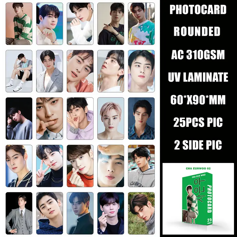 FLA Photocard ASTRO Cha Eun Wo Premium isi 25 Sheet Foto Kpop Foto Kpop 4