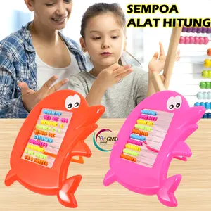 SEMPOA DOLPHINS ALAT HITUNG ANAK SEKOLAH MAINAN EDUKASI ANAK BELAJAR HITUNG BE04