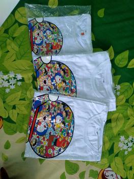 Product Review of Kaos Cewek Cowok Keluarga Ayah Anak Ibu Emon Collection Bahan Katun Lengan Pendek combed baju T-shirt Dewasa Merah Top Wanita Panjang Distro from N**a l**a 1