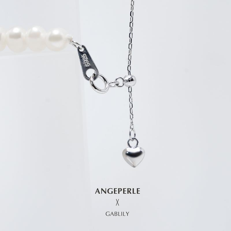 Product Introduction of ANGEPERLE S925 Sterling Silver Freshwater Pearl Set Baroque pendant 11-12mm, necklace 5-6mm, earrings 6-7/8-9mm TSJCY885 8