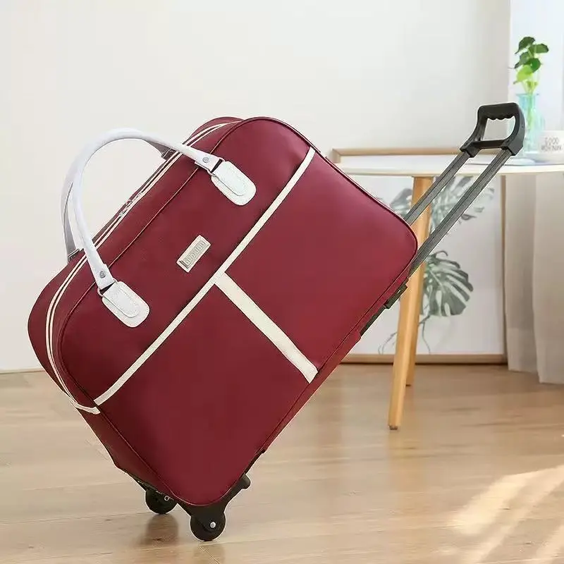 Sunshine Tas Koper Lipat Ringkas nita/Pria, Besar Kapasitas, Model Korea, Tas Travel Mudah Diba untuk Naik Pesa t pvcmain weatherproof tas perjalanan - trolley suitcase-bla