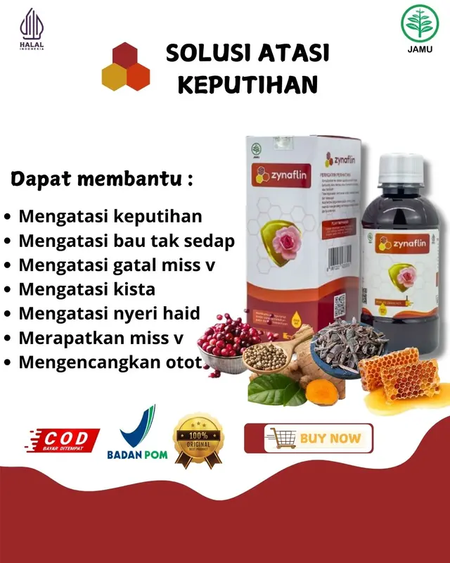 Zynaflin Atasi Keputihan berlendir, Keputihan Abnormal, Gatal dan bau pada miss v , Infeksi Jamur 0