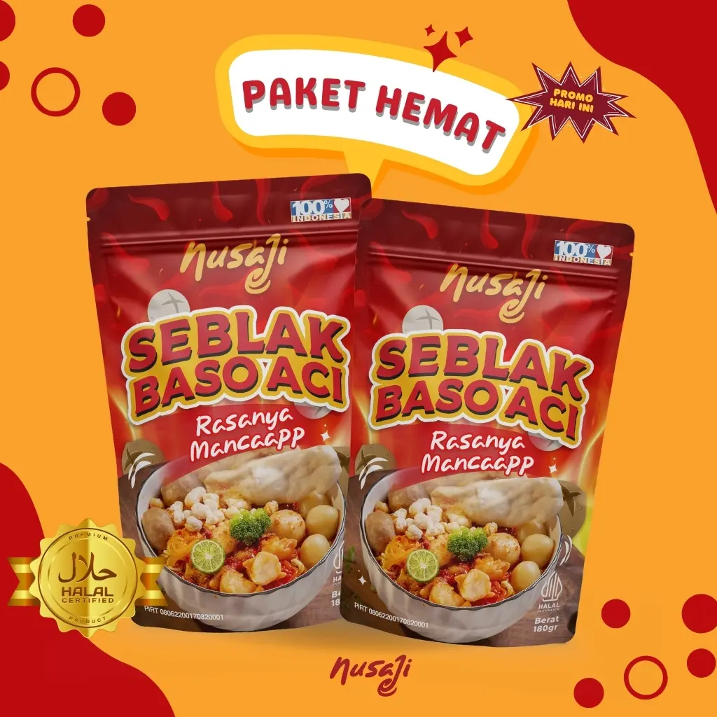 Nusaji - Paket Hemat Seblak Baso Aci