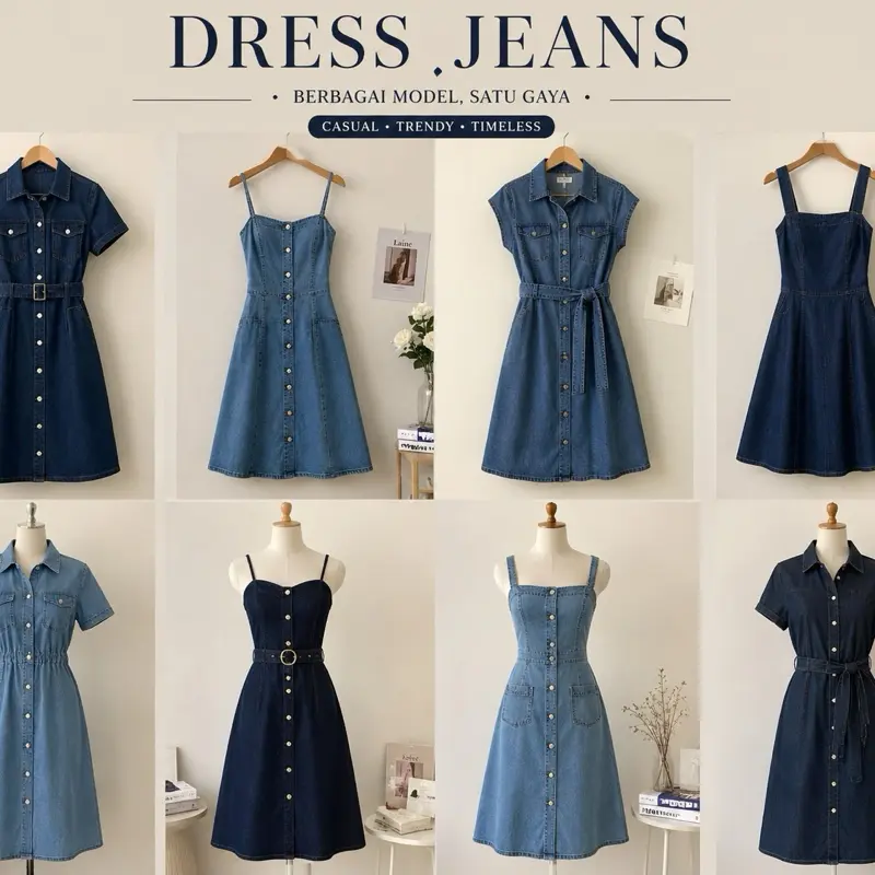 Dress jeans  101-350 (seluruh detail barang spill dilive )