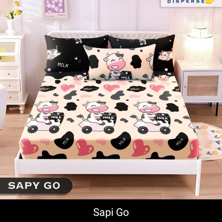 SPREI SAJA MOTIF KARAKTER HOME MADE HALUS TIDAK LUNTUR 6