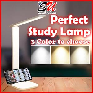 SU Portable LED Desk Lamp Light  180° Wide Angle 3X Color Modes USB Rechargeable Table Study Desk Light