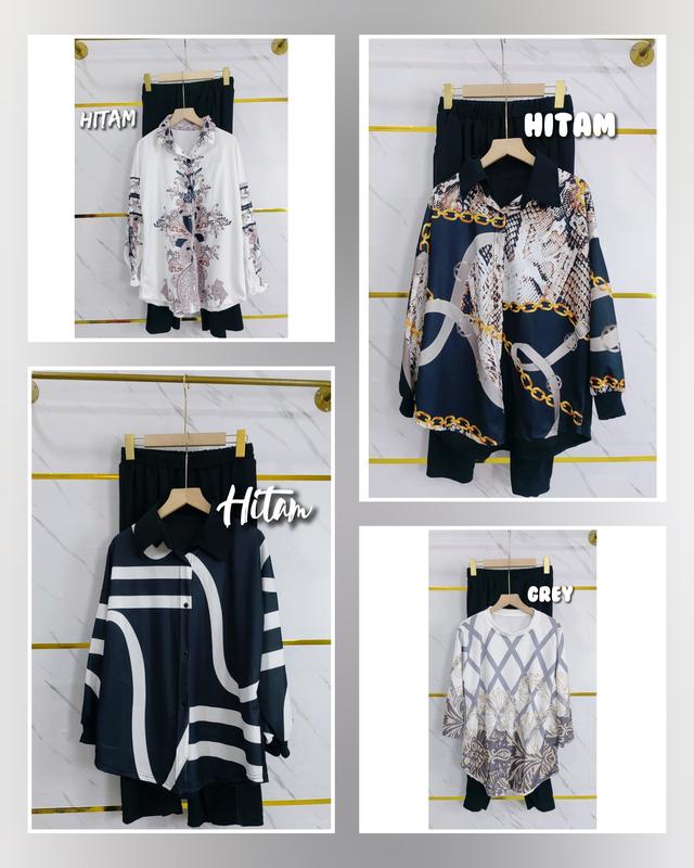 YM yimie fashion || Special live 2025 || campur model campur warna semua yang di review koleksi yimie fashion Wanita Panjang Oversize 5