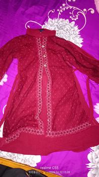Product Review of DRESS ANAK RAISA  - Gamis Crinkel Premium Mix Brokat Tile Malika Kancing aktif dan Wudhu Friendly dress anak tanggung from ** 0