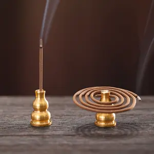 Cahaya Store - TaffHOME Tempat Dupa Botol Labu Gourd Holder Zinc Alloy - XXG-A1