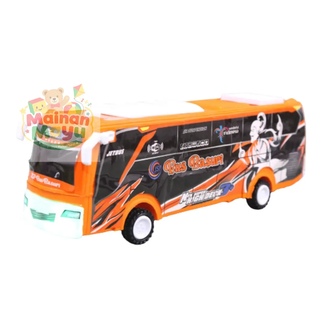 KADO ANAK MAINAN BUS TELOLET PULLBACK LAMPU MUSIK LT60